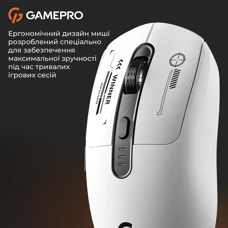 Бездротова мишка Gamepro Genesis Winner Wireless White (GM079W) - фото - №9