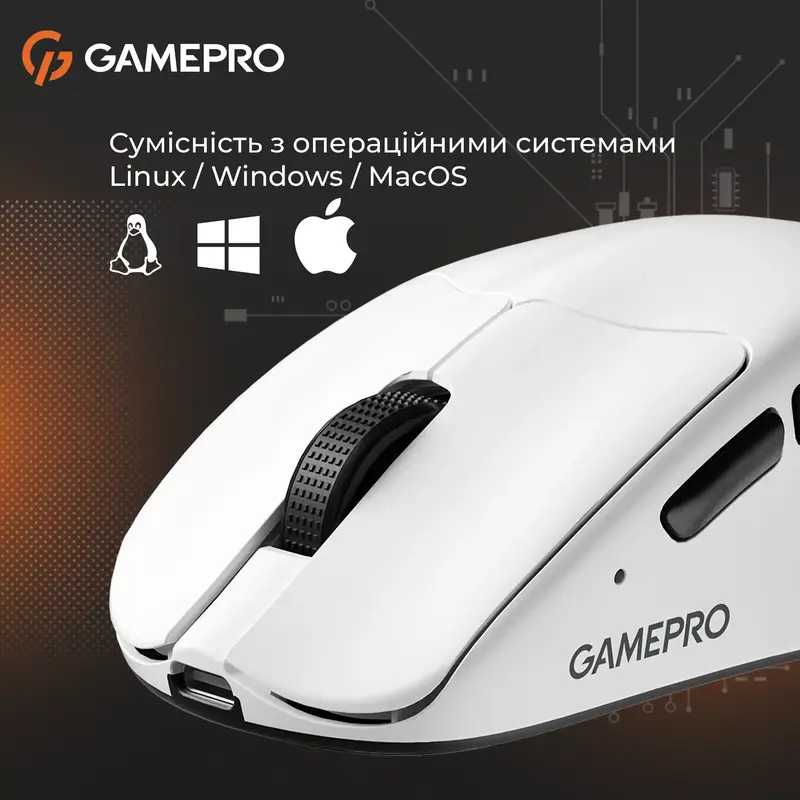 Бездротова мишка Gamepro Genesis Avenger Wireless PAW3311 Ultralight White (GM096W) - фото - №13