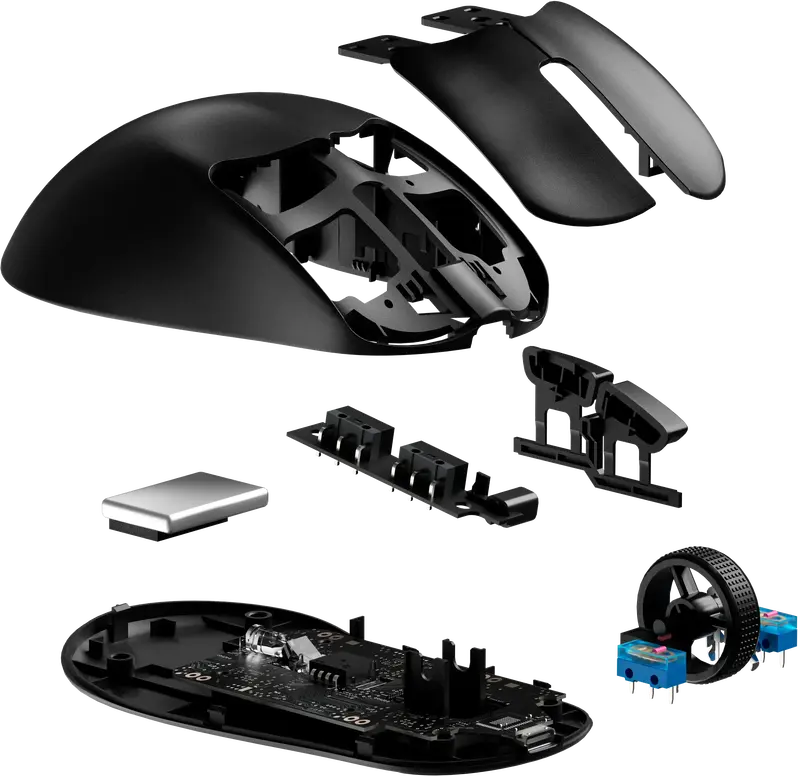 Бездротова ігрова мишка Gamepro Asgard Surt Wireless PAW3395 Soft Touch Ultralight Black (GM017B) - фото - №3