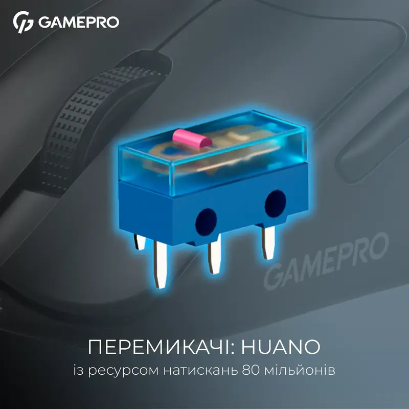 Бездротова ігрова мишка Gamepro Asgard Surt Wireless PAW3395 Soft Touch Ultralight Black (GM017B) - фото - №10