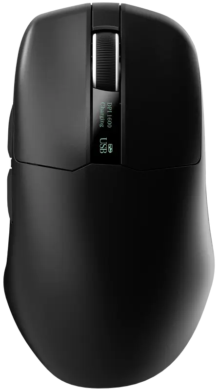 Бездротова ігрова мишка GamePro Asgard Thor Wireless PAW3395 RGB Ultralight Black (GM023B) - фото - №1