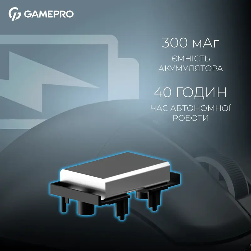 Бездротова ігрова мишка GamePro Asgard Thor Wireless PAW3395 RGB Ultralight Black (GM023B) - фото - №7