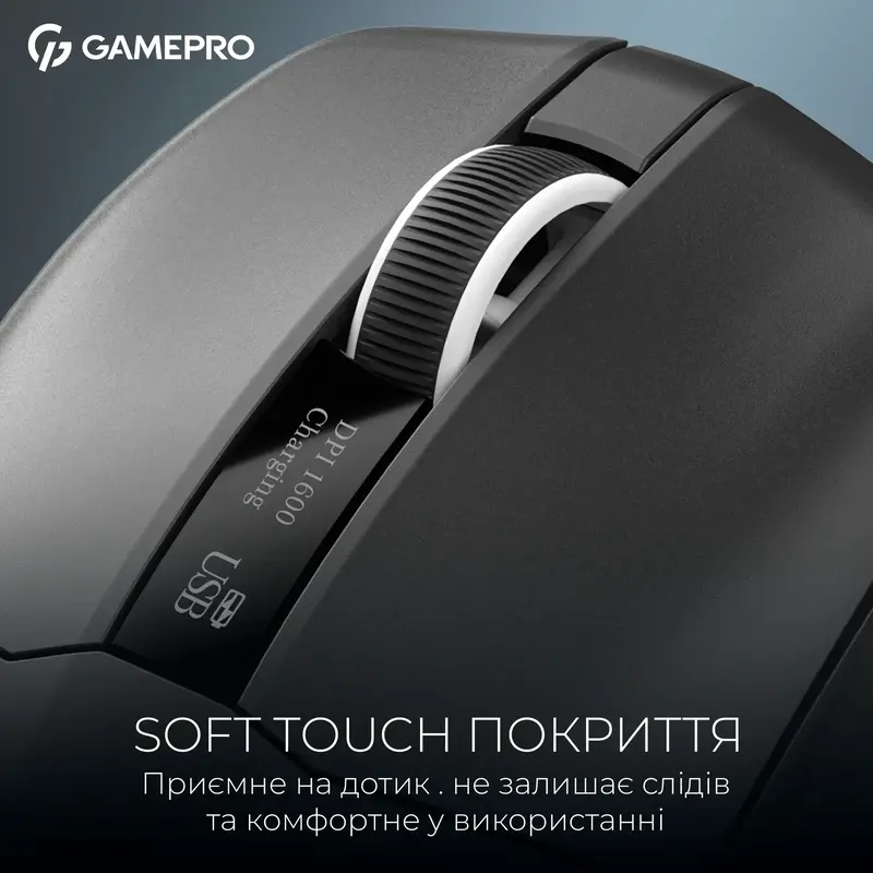Бездротова ігрова мишка GamePro Asgard Thor Wireless PAW3395 RGB Ultralight Black (GM023B) - фото - №12