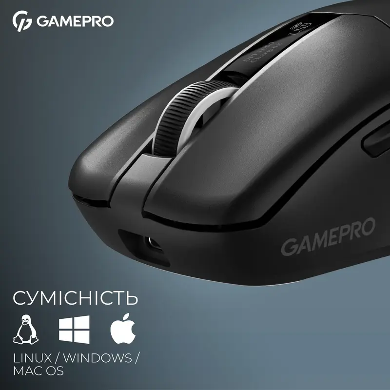 Бездротова ігрова мишка GamePro Asgard Thor Wireless PAW3395 RGB Ultralight Black (GM023B) - фото - №15