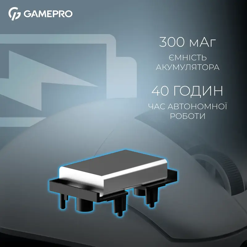 Бездротова ігрова мишка GamePro Asgard Thor Wireless PAW3395 RGB Ultralight White (GM023W) - фото - №8