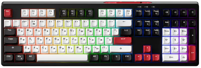 Ігрова клавіатура мембранна Gamepro (GK650) Чорний - фото - №0