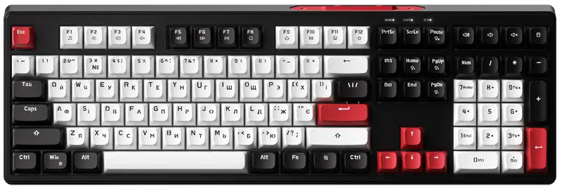 Ігрова клавіатура мембранна Gamepro (GK650) Чорний - фото - №1