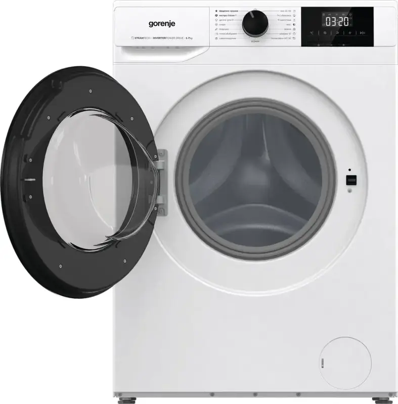 Пральна машина з горизонтальним завантаженням Gorenje HA W3NGPI72SBS - фото - №1