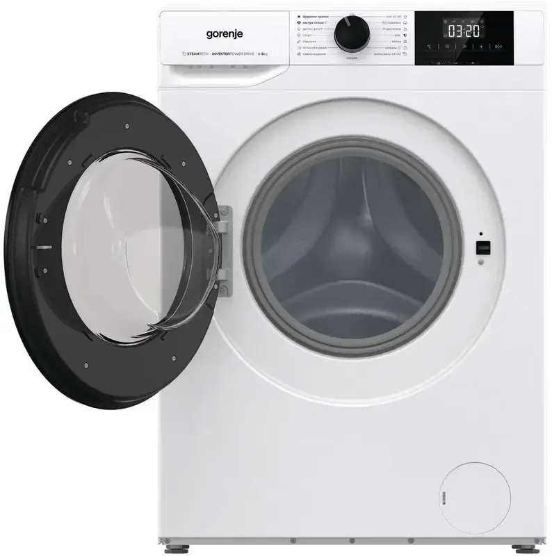 Пральна машина з горизонтальним завантаженням Gorenje HA W3NGPI61SBS - фото - №1