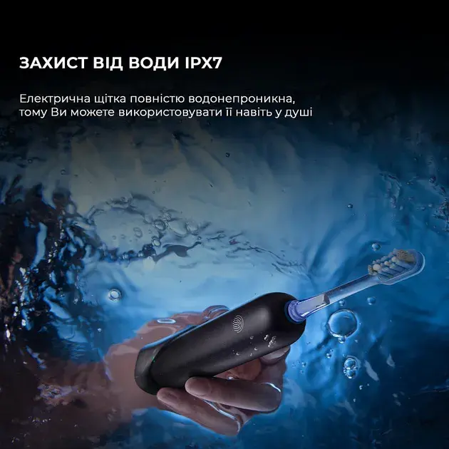 Електрична зубна щітка MOVA Fresh Pro Black (ATB15A-BK) - фото - №3