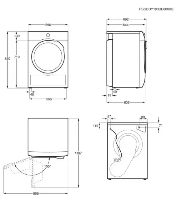 Сушильна машина Electrolux EW8D595MUC - фото - №6