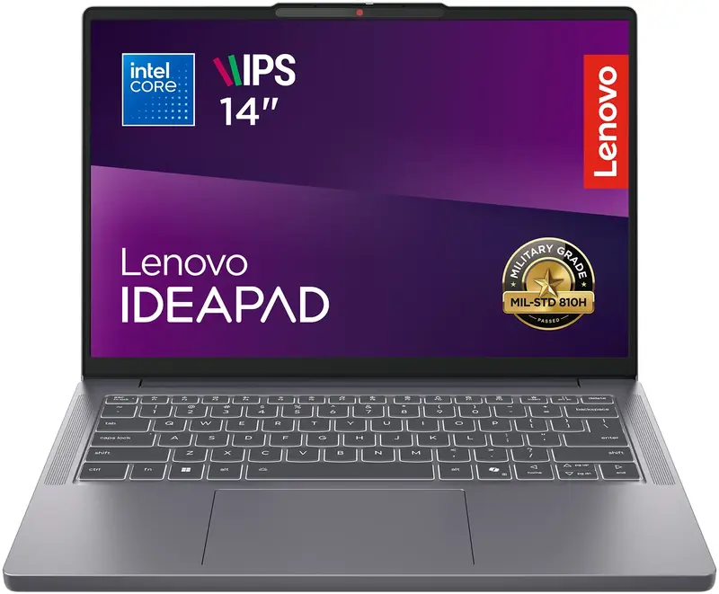 Ноутбук Lenovo IdeaPad Slim 3 14IRH10 Luna Grey (83K000AURA) - фото - №0