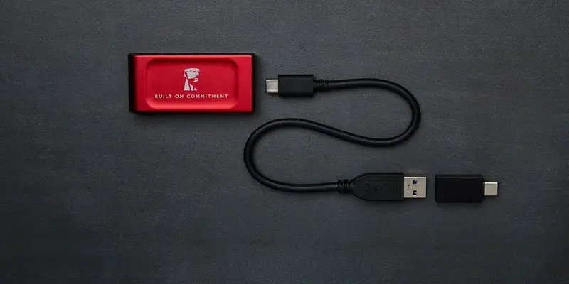 Зовнiшнiй SSD Kingston XS1000 1TB (SXS1000/1000GA) USB 3.2 Gen 2 Type-C - фото - №7