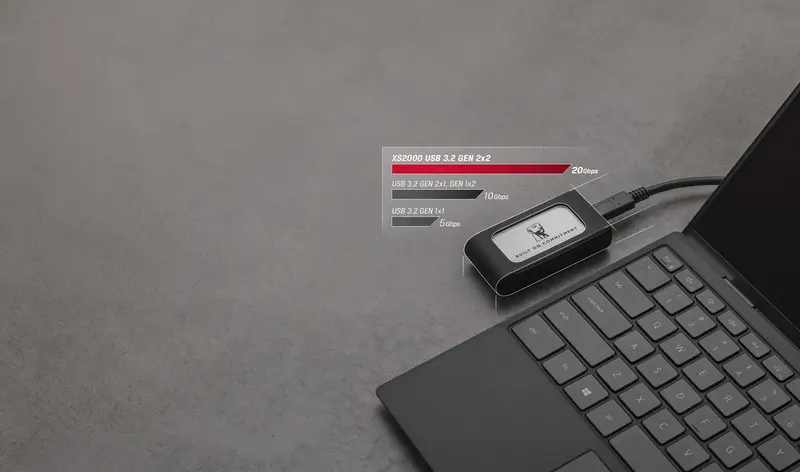 Зовнiшнiй SSD Kingston XS2000 500Gb (SXS2000/500GA) USB 3.2 Gen 2x2 Type-C - фото - №11