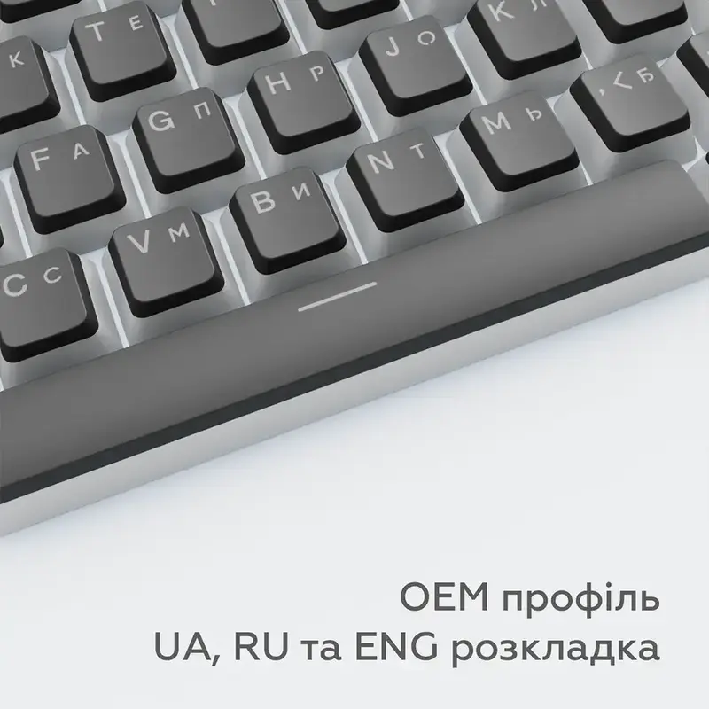 Набір кейкапів DARK PROJECT PBT Keycaps, ENG/RU/UA (KS-0049) - фото - №5