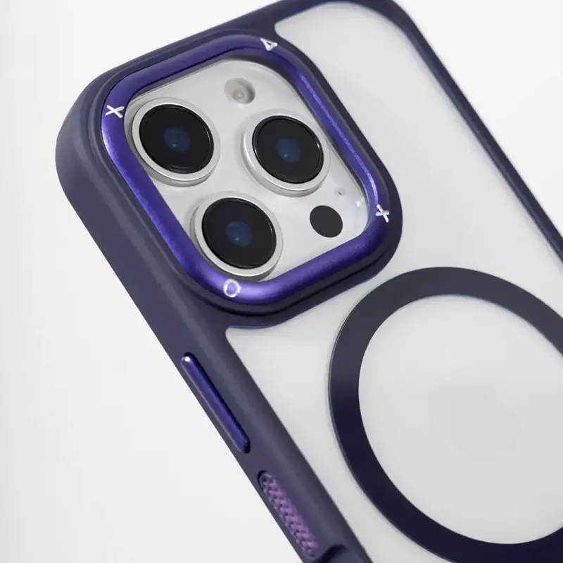 Чохол для iPhone 16 Pro Max Proove Essence Case with Magnetic Ring (midnight blue) - фото - №4