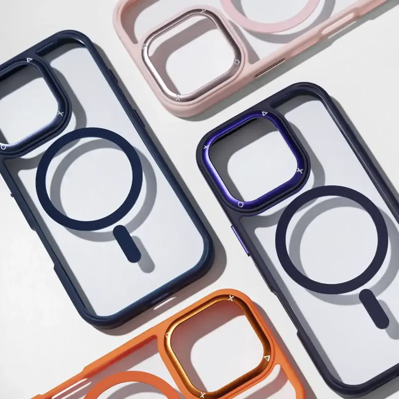 Чохол для iPhone 16 Pro Max Proove Essence Case with Magnetic Ring (midnight blue) - фото - №5