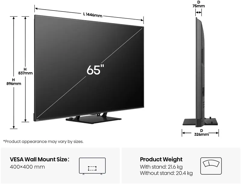 Телевізор Hisense 65U7Q PRO - фото - №1