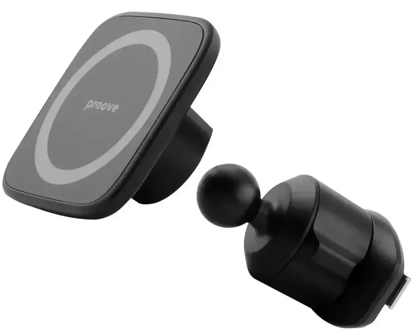 Автомобільний тримач Proove Block Magnetic Air Outlet Car Mount Magnetic Ring (Black) - фото - №4