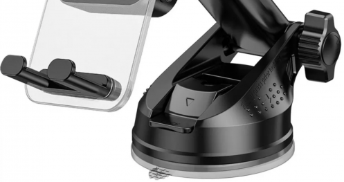 Автомобильный держатель Proove Crystal Clamp Plus Suction Type Car Mount (Black) - фото - №2
