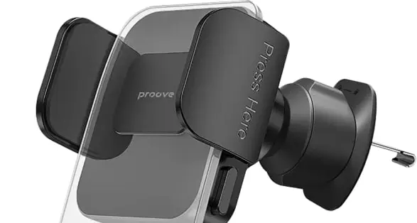 Автомобільний тримач Proove Crystal Clamp Plus Air Outlet Car Mount (Black) - фото - №3