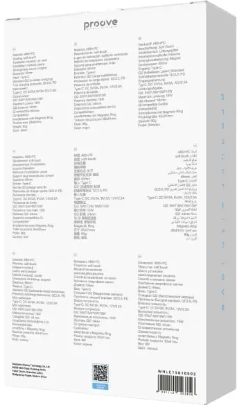 Автомобільний тримач з Бездротовим ЗП Proove Light Circle Qi2 15W (Black) - фото - №2