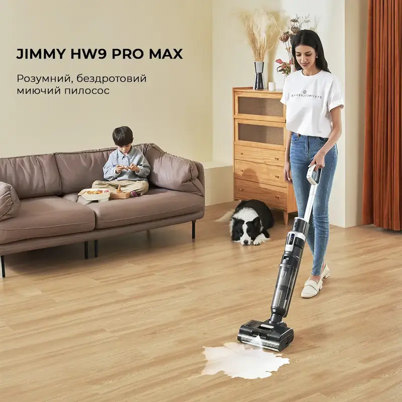 Бездротовий миючий пилосос Jimmy HW9 PRO MAX 2 в 1 - фото - №10