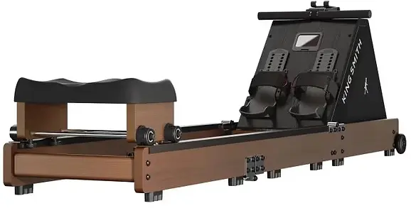 Гребной тренажер KingSmith Водный с системой тройного складывания WR20 (RMWR20F) Walnut Wood - фото - №3