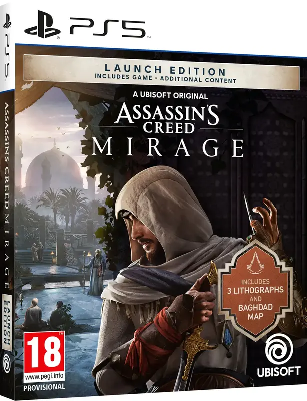 Диск PS5 Assassin's Creed Mirage Launch Edition - фото - №1