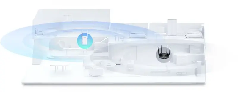 Пiдсилювачi Wi-Fi сигналу Mercusys ME70X 574+1201Мбит/с - фото - №3