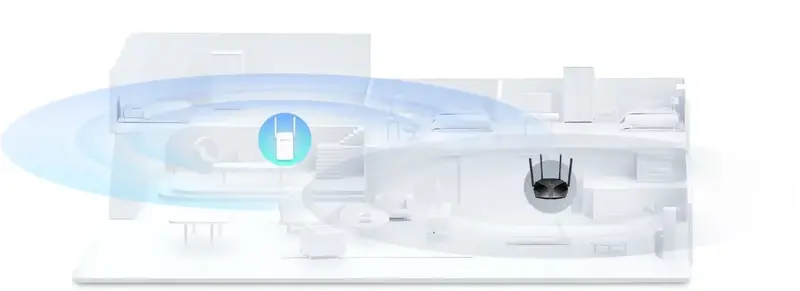 Пiдсилювачi Wi-Fi сигналу Mercusys ME60X 300+1201Мбит/с - фото - №3