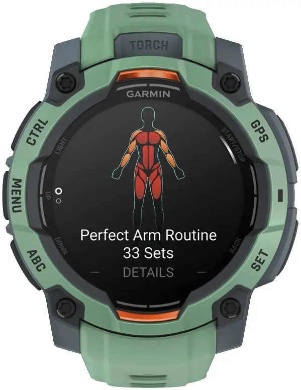 Смарт-годинник GARMIN Instinct 3 Amoled 45мм Neo Tropic - фото - №4