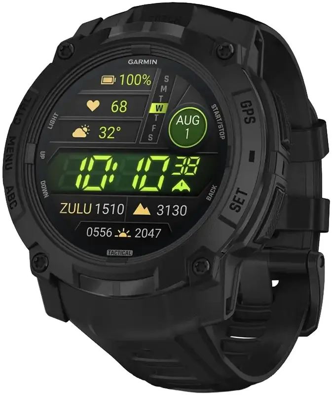 Смарт-годинник GARMIN Instinct 3 50мм Amoled Tactical Edition Black - фото - №0