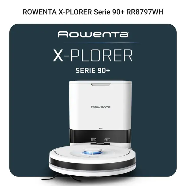 Робот-пылесос Rowenta моющий X-PLORER Serie 90+ RR8797WH - фото - №8