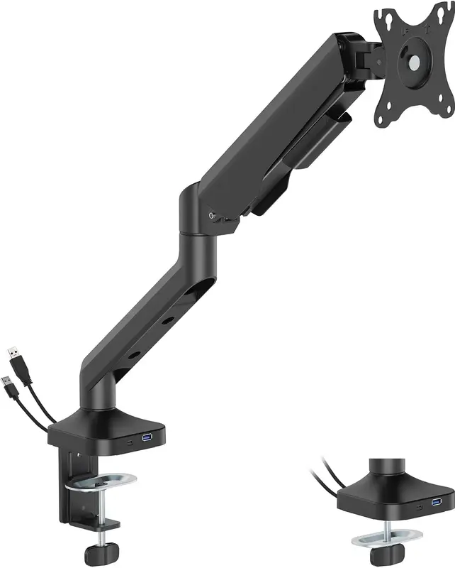 Настільне кріплення для монітора Officepro MA451B 17-40" Black - фото - №1