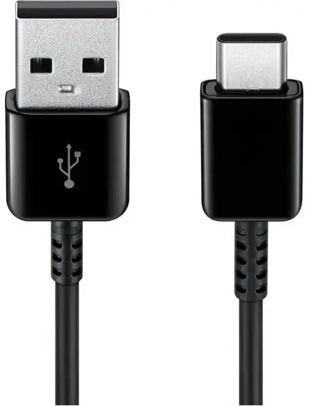 Kабель USB to USB-C Samsung (EP-DG930IBRGRU) 1.5M (чорний) - фото - №0