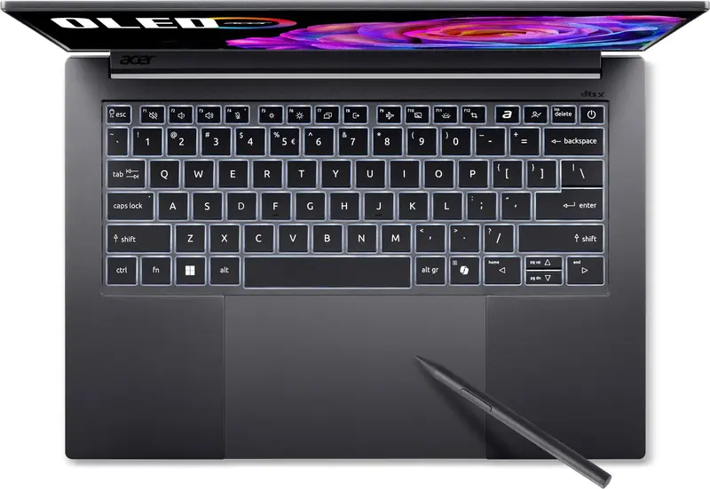 Ноутбук Acer Swift X 14 SFX14-61G Steel Gray (NX.JA8EU.004) - фото - №4