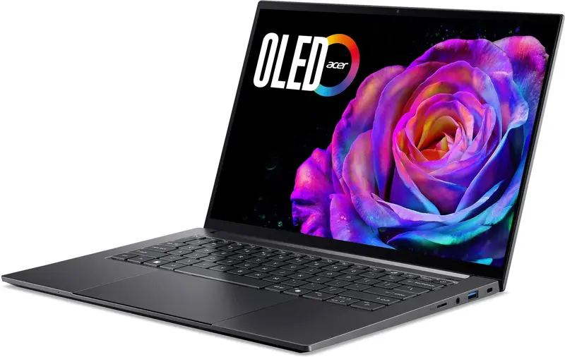 Ноутбук Acer Swift X 14 SFX14-61G Steel Gray (NX.JA8EU.004) - фото - №1