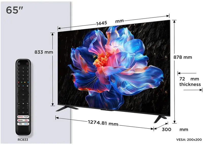 Телевізор TCL 65P6K - фото - №5