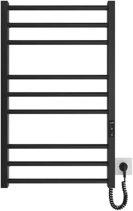 Рушникосушка MARIO електрична Преміум Класік-I, чорний матовий (2.2.1608.03.BM) - фото - №1