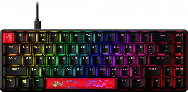 Ігрова клавіатура HyperX Alloy Origins RGB Black - фото - №2