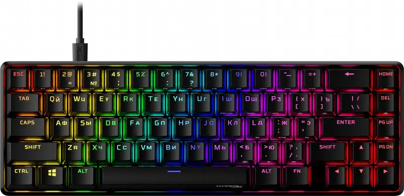 Ігрова клавіатура HyperX Alloy Origins RGB Black - фото - №0