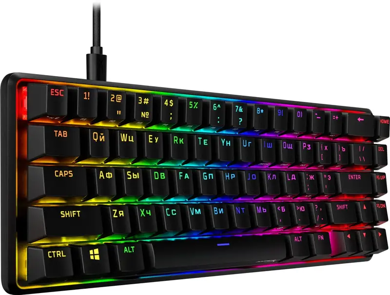 Ігрова клавіатура HyperX Alloy Origins RGB Black - фото - №1