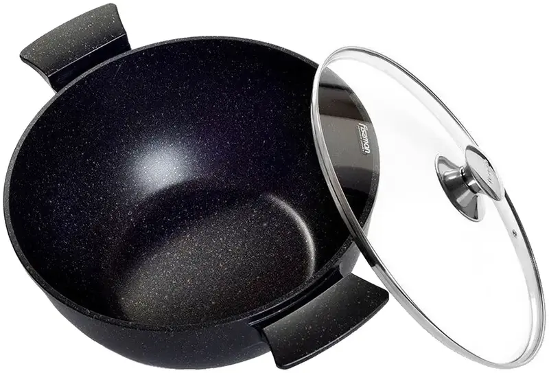 Каструля FISSMAN GRANDE 7,7 л зі скляною кришкою (14321) - фото - №3