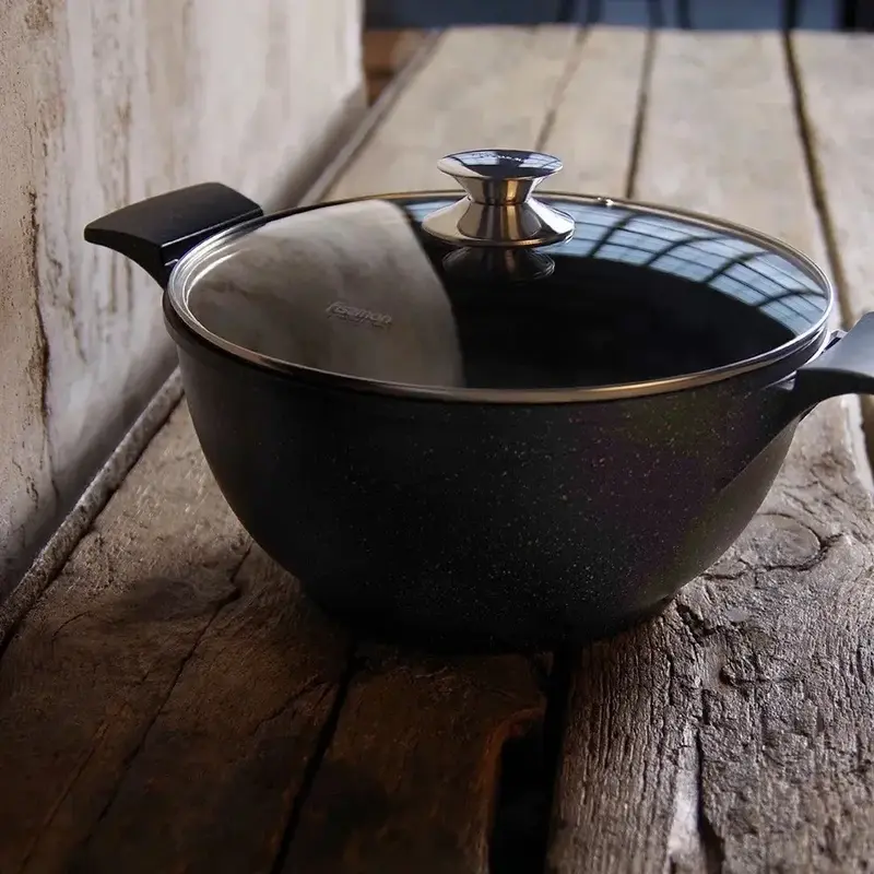 Каструля FISSMAN GRANDE 7,7 л зі скляною кришкою (14321) - фото - №6