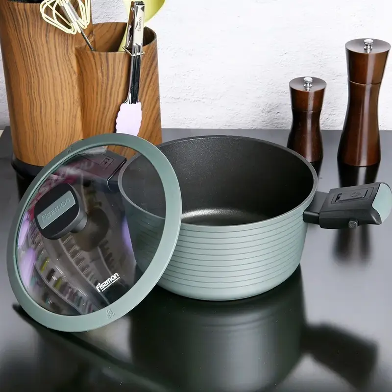 Каструля FISSMAN BRILLIANT 4,5л зі знімними ручками (14382) - фото - №5