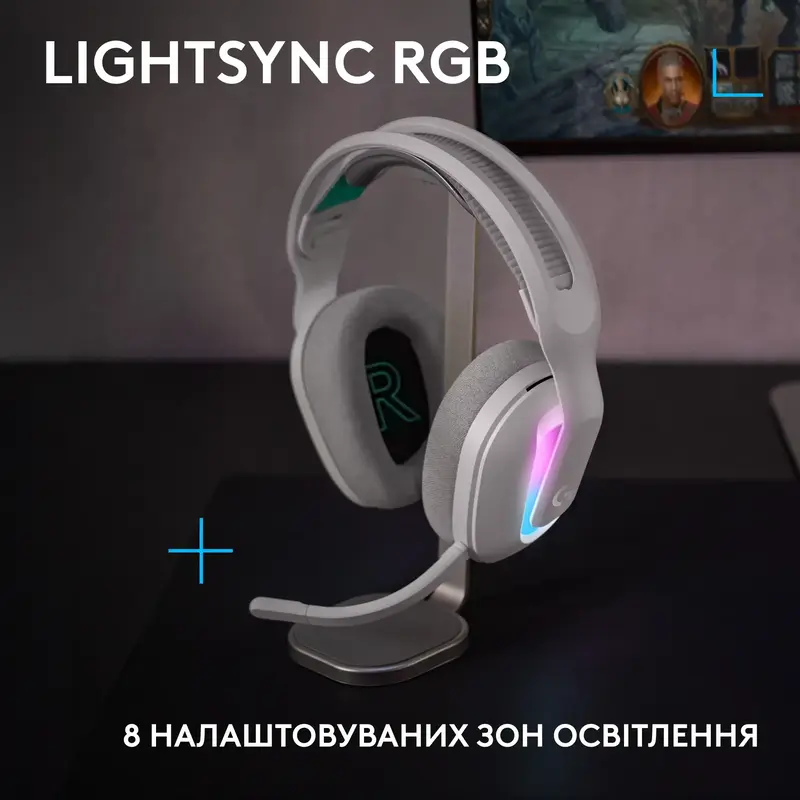 Ігрова гарнітура Logitech Wireless Gaming G522 White - фото - №1