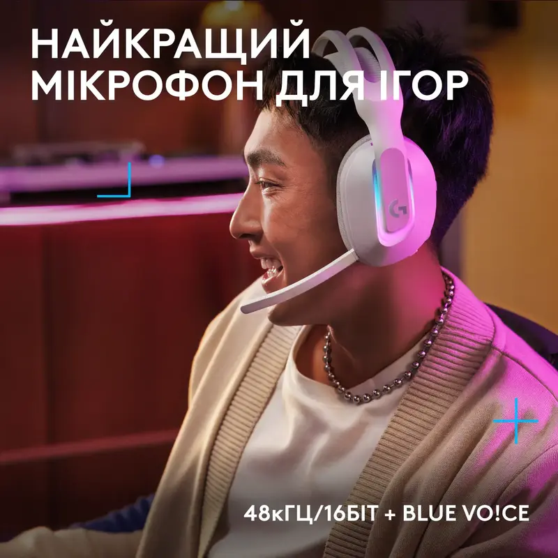 Ігрова гарнітура Logitech Wireless Gaming G522 White - фото - №2