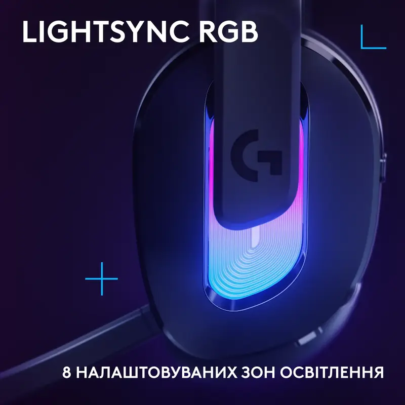 Ігрова гарнітура Logitech Wireless Gaming G522 Black - фото - №1