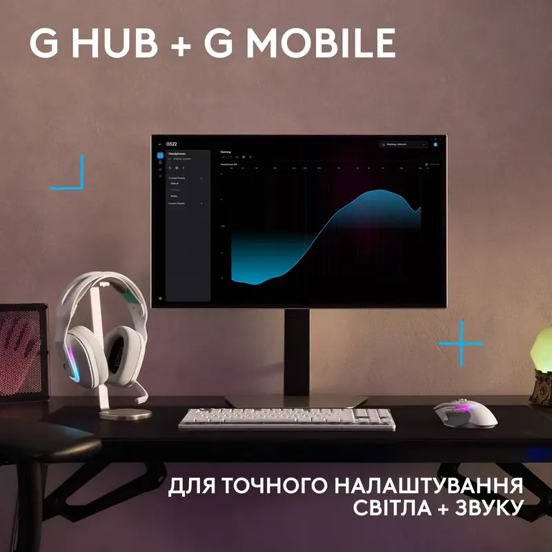 Ігрова гарнітура Logitech Wireless Gaming G522 White - фото - №6